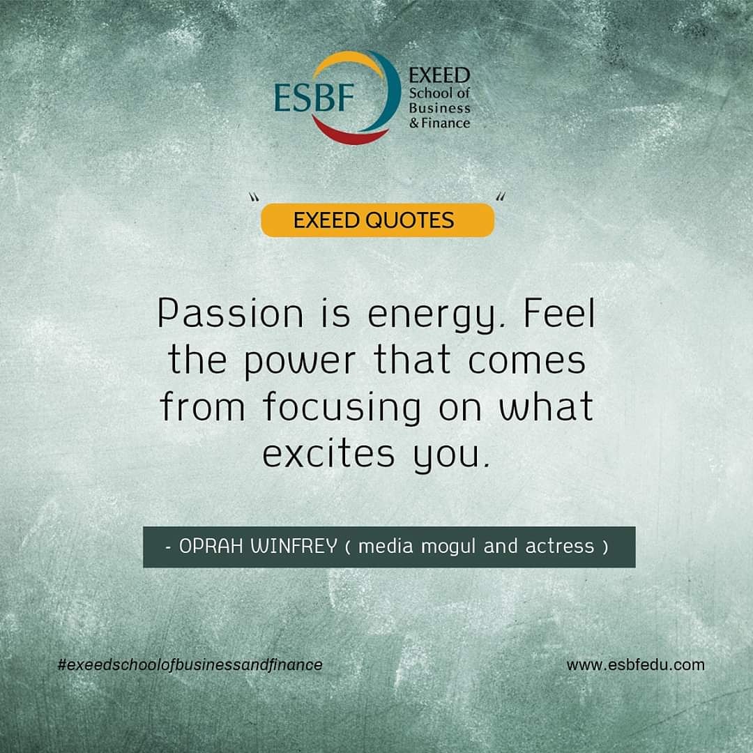 Exeedcollege's tweet photo. Feel the power of passion that energizes you!

#Passion #Energy #Inspiring #ExeedQuotes #EachforEqual #IWD2020 https://t.co/2l21jIzTvD