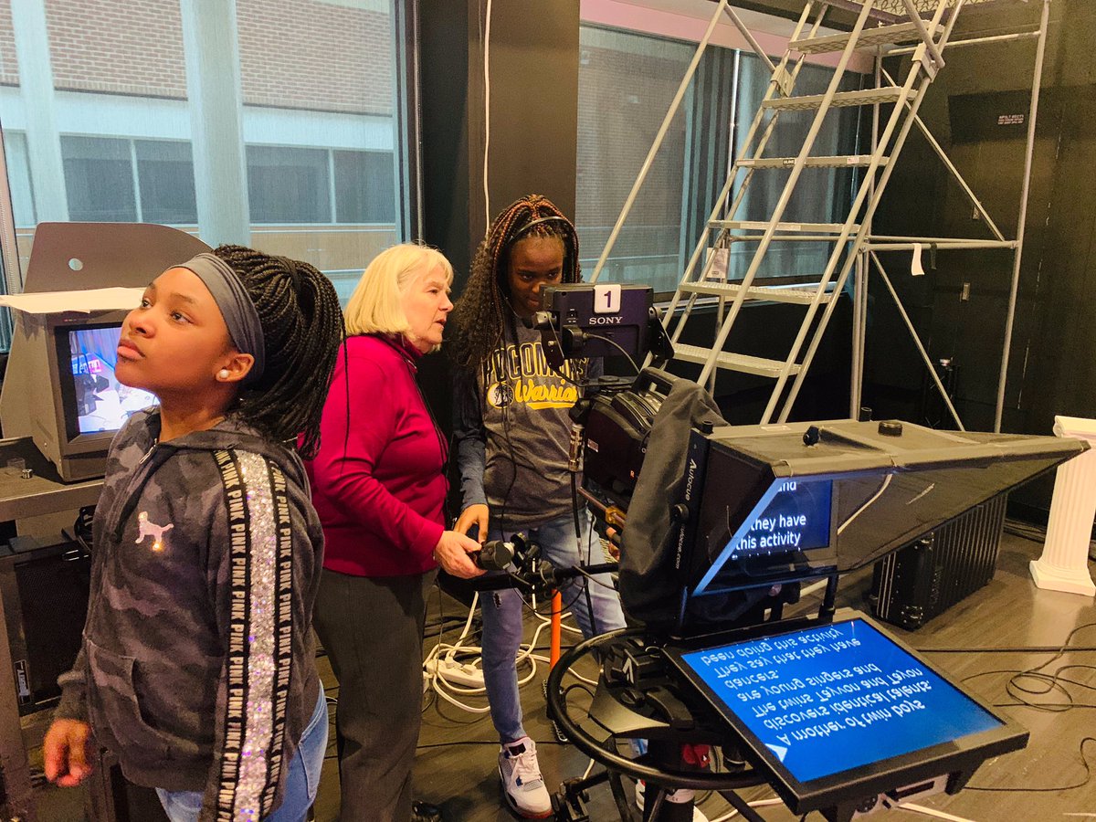 UMES_Admissions's tweet photo. Thank you to Mrs. Buerkle and Mr. Brophy for allowing the students from @PocomokeMiddle to see through the UMES lens of our Digital Media Studios and equipment. @MrRecord21 @mlbuerkle @WorcesterSystem https://t.co/csiLpweOT4
