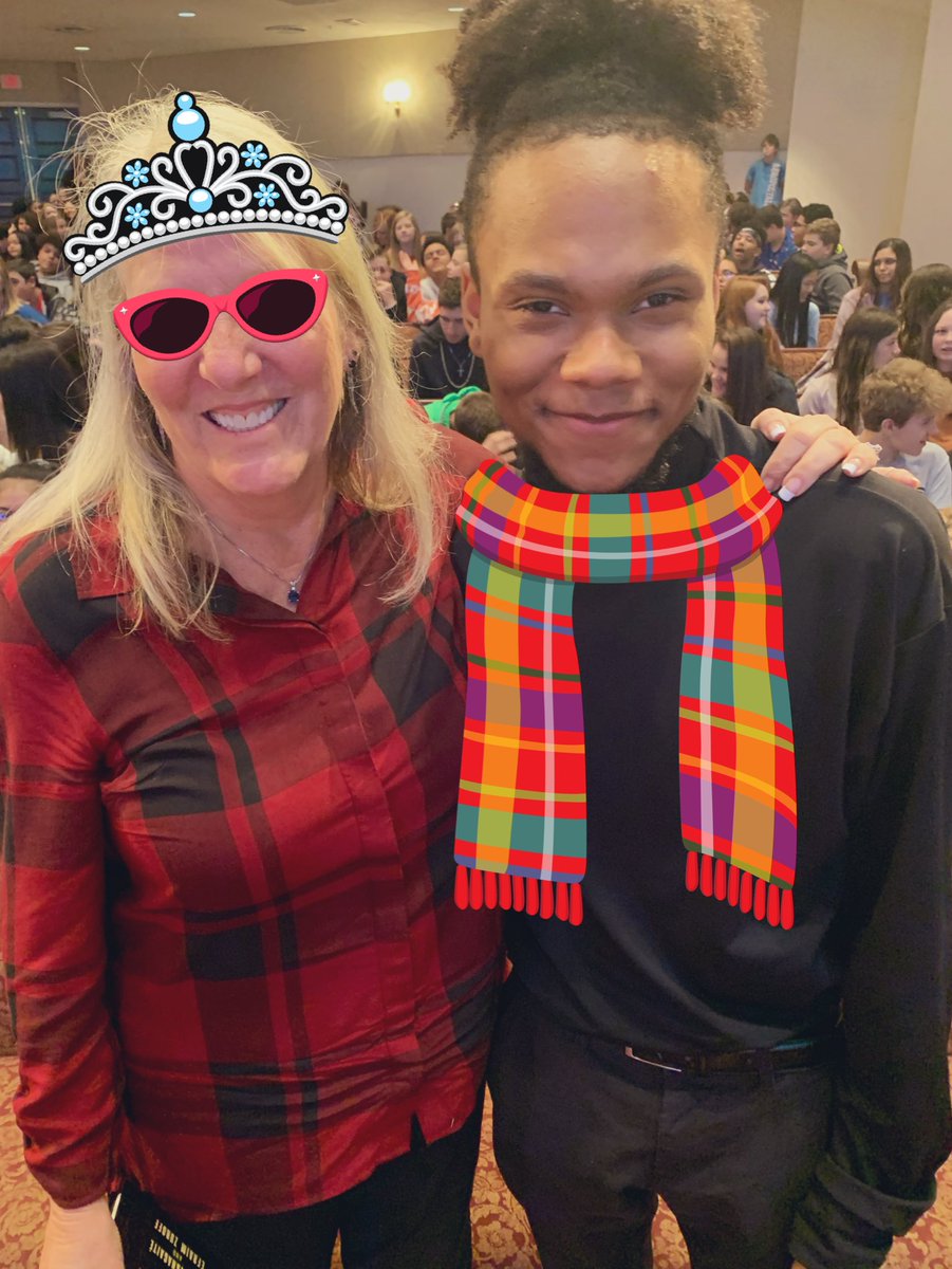writenoelle's tweet photo. When @Academicoach - Queen of the Retired - attends the East Tennessee Holocaust Conference, students greet her with glee and excitement. #BetterTogether #NoRetirementForTeachers #TNRemembers https://t.co/vw58DmvKXz