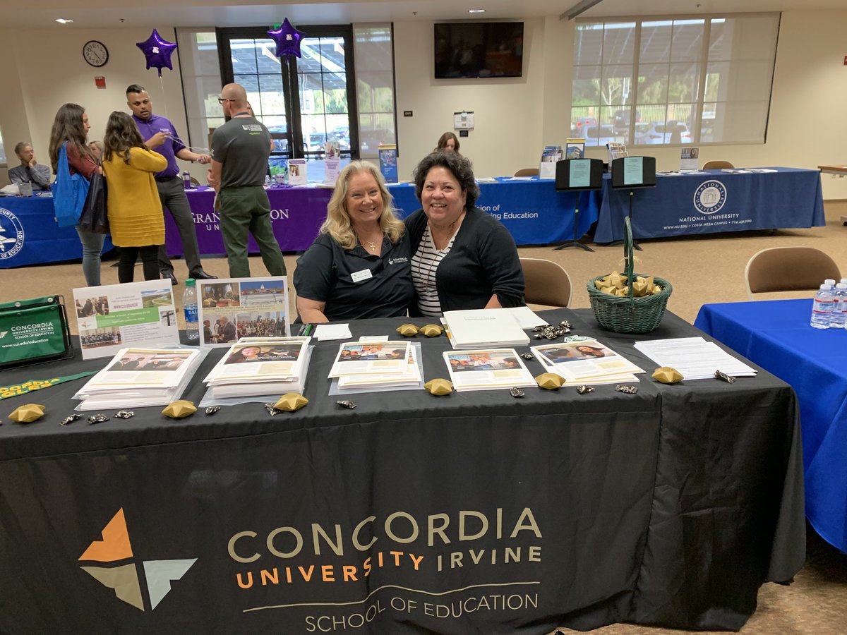 dr_karge's tweet photo. @ConcordiaIrvine @ConcordiaSOE @dr_karge @ReischlVirginia Many educators in Capistrano came to Concordia Irvine table tonight at Professional Learning Symposium to inquire about our programs. Thank you @CapoUnified https://t.co/KmiK8eWwsh