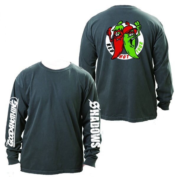 SHADOWS ロンT SHADOWS シャドウズ ロンT バンT グレー 下北 限定