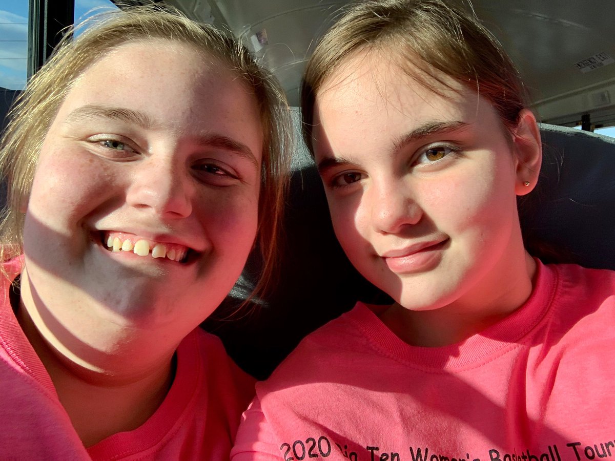 IPSTorrence83's tweet image. School 83 girls at the Big 10 women’s basketball tournament game.