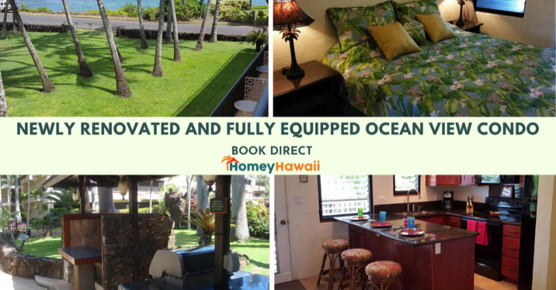 HomeyHawaii's tweet photo. A perfect place to stay in Kauai. Newly renovated and fully equipped 1-bedroom with a spectacular ocean view is only a 100 yards to beautiful sandy Lawai Beach or a short walk to Baby Beach https://t.co/aiRuCflN2m #mauicondo #VacationRentals #HawaiiVacationRentals #BookDirect https://t.co/WW6QOWMtTg