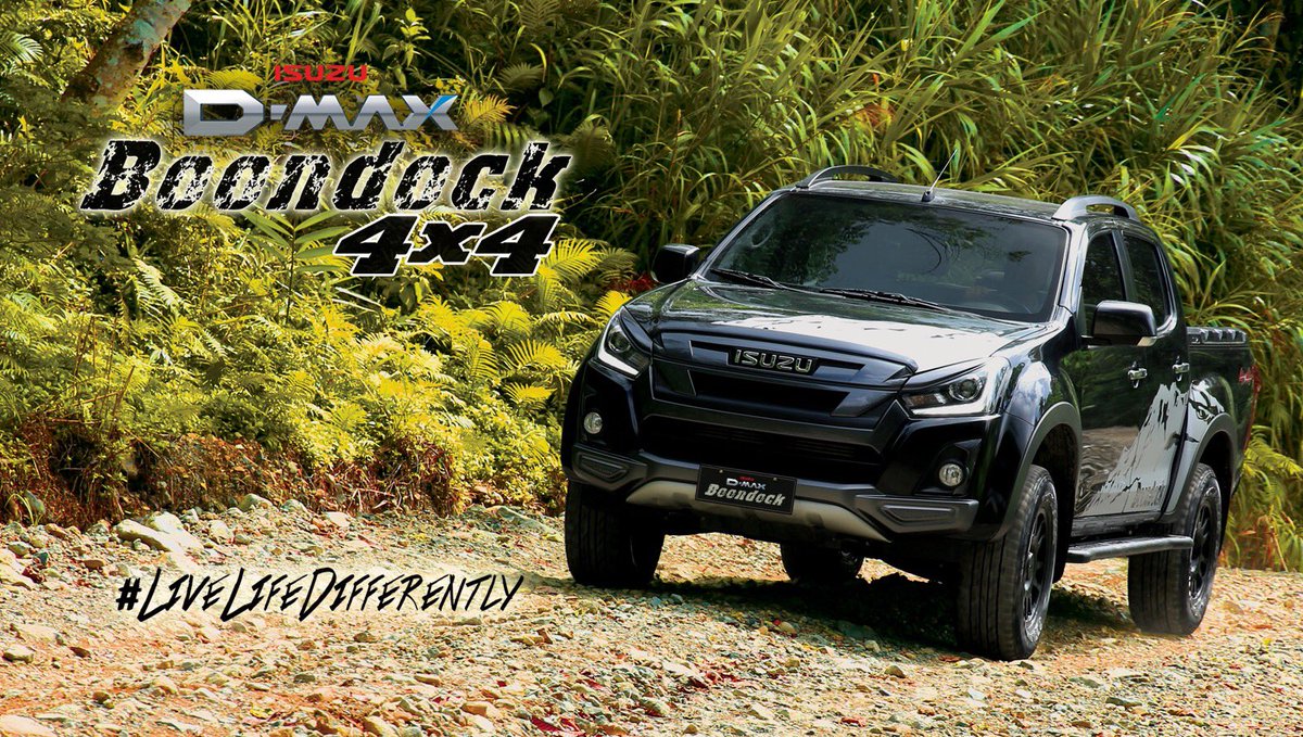 isuzuphil's tweet photo. It’s back and made even better, the D-MAX Boondock 4x4. #livelifedifferently #toughenoughforanything #isuzudmax #boondock #isuzu #4x4 #offroad https://t.co/PwxJ7QTgv2
