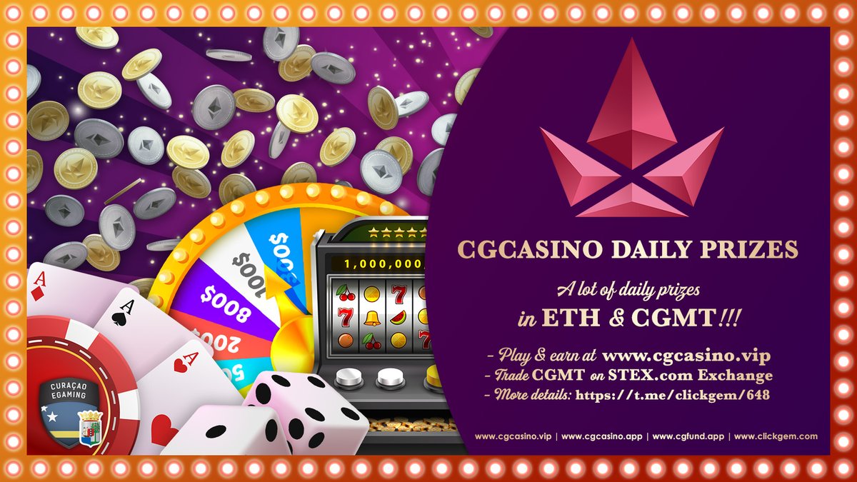 ClickgemP's tweet photo. #GIVEAWAY 3000CGMT each person:
- Follow @ClickgemP

- Tag 3 friend &amp; retweet pinned tweet
- Comment ETH wallet

Daily prizes in #ETH &amp; CGMT: https://t.co/kT71fqeMfN
Trade CGMT: https://t.co/63lZxFmlEC
#Crypto #gambling platform with #AI &amp; #sharingeconomy: https://t.co/9Apz1r1Afh https://t.co/INL0CiNCUh