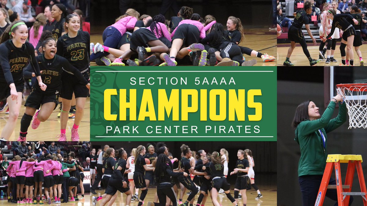 jmortondesigns's tweet photo. Park Center Pirates - Section 5AAAA Champions! The Pirates defeated Centennial 68-52and they are headed to State! #PCGBB #PirateNation https://t.co/fvq89XAN10