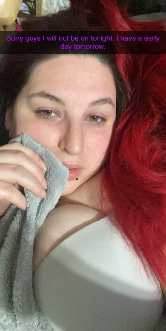 Sorry everyone I will not be on tonight. I have a very early day tomorrow. But I should be back tomorrow<a href="/tag/bbw"class="tags"><span>#bbw</span></a><a href="/tag/goth"class="tags"><span>#goth</span></a><a href="/tag/cammodel"class="tags"><span>#cammodel</span></a><a href="/tag/camgirl"class="tags"><span>#camgirl</span></a><a href="/tag/milf"class="tags"><span>#milf</span></a><a href="/tag/bigtits%20"class="tags"><span>#bigtits </span></a>