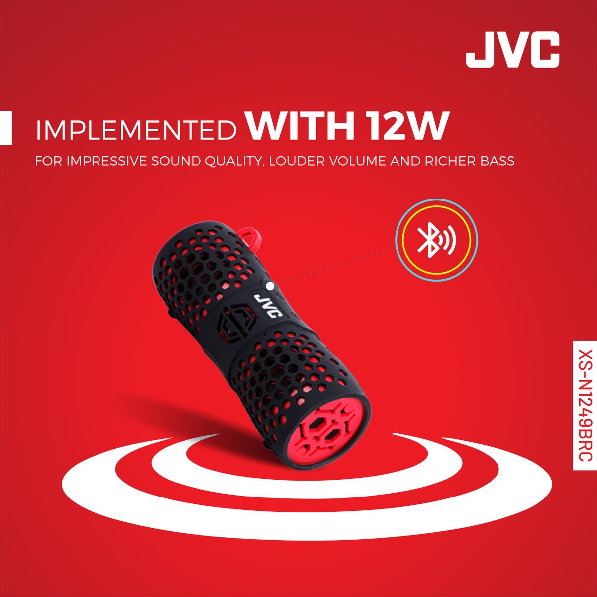 JVCIndiaOff's tweet photo. An impressive sound quality that is implemented with 12 W for a louder volume and richer bass.
#JVCIndia #BassPower #SoundQuality #BestSound #UnlimitedEntertainment #SoundKaBaap #MusicMania https://t.co/X3BJvkvh9a