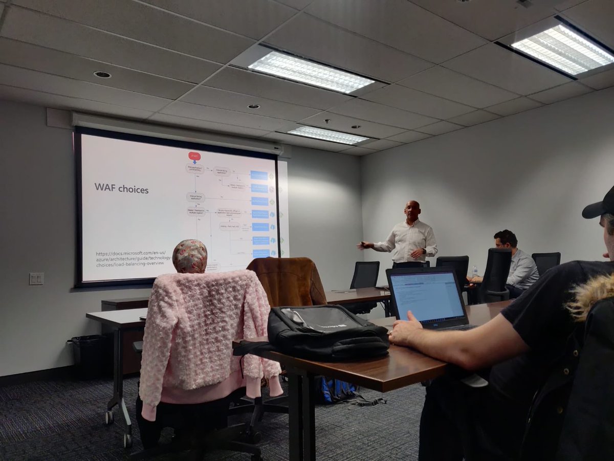 What an blazing awesome evening of presenting, learning and networking with friends from #MNUG.
⁦<a href="/ArlanNugara/">Arlan Nugara</a>⁩
⁦<a href="/DaveR4444/">Dave Rodela</a>⁩, Chris, ⁦⁩ <a href="/ChrisFariaTech/">Chris Faria</a>⁩, Brian, ⁦<a href="/dvanherten/">Dave van Herten</a>⁩ ⁦<a href="/MississaugaNetU/">MississaugaNetUG</a>⁩
#Blazor #Azure
Thank you @TEKSystems for hosting us.