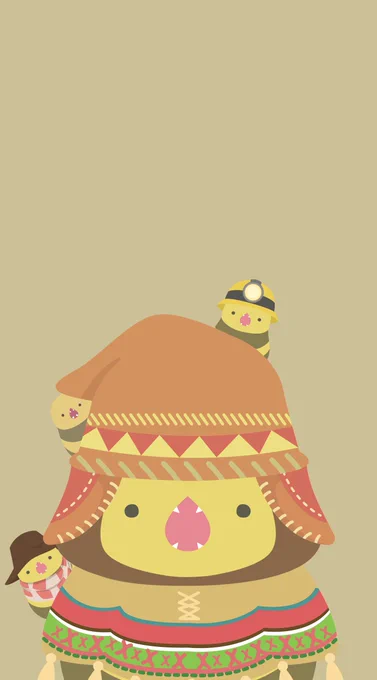 最近描いたやつのアップな壁紙の類
#FF14 #お昼休みの息抜き 