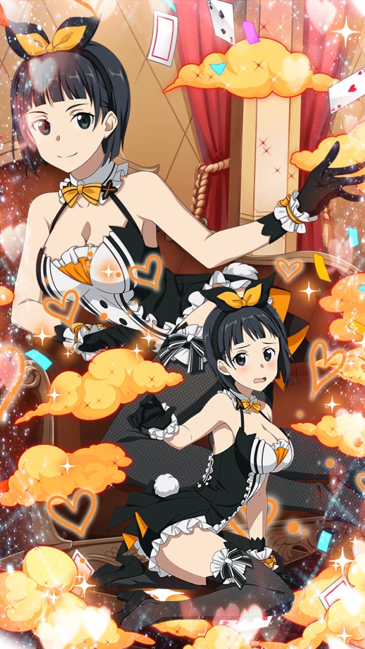 Rio No Twitter バニーガール直葉の壁紙作りました 相変わらずエッチぃですね てかこれ作ったの最速じゃない W Sao 直葉 メモデフ 壁紙配布 T Co Rja4qzrcay Twitter