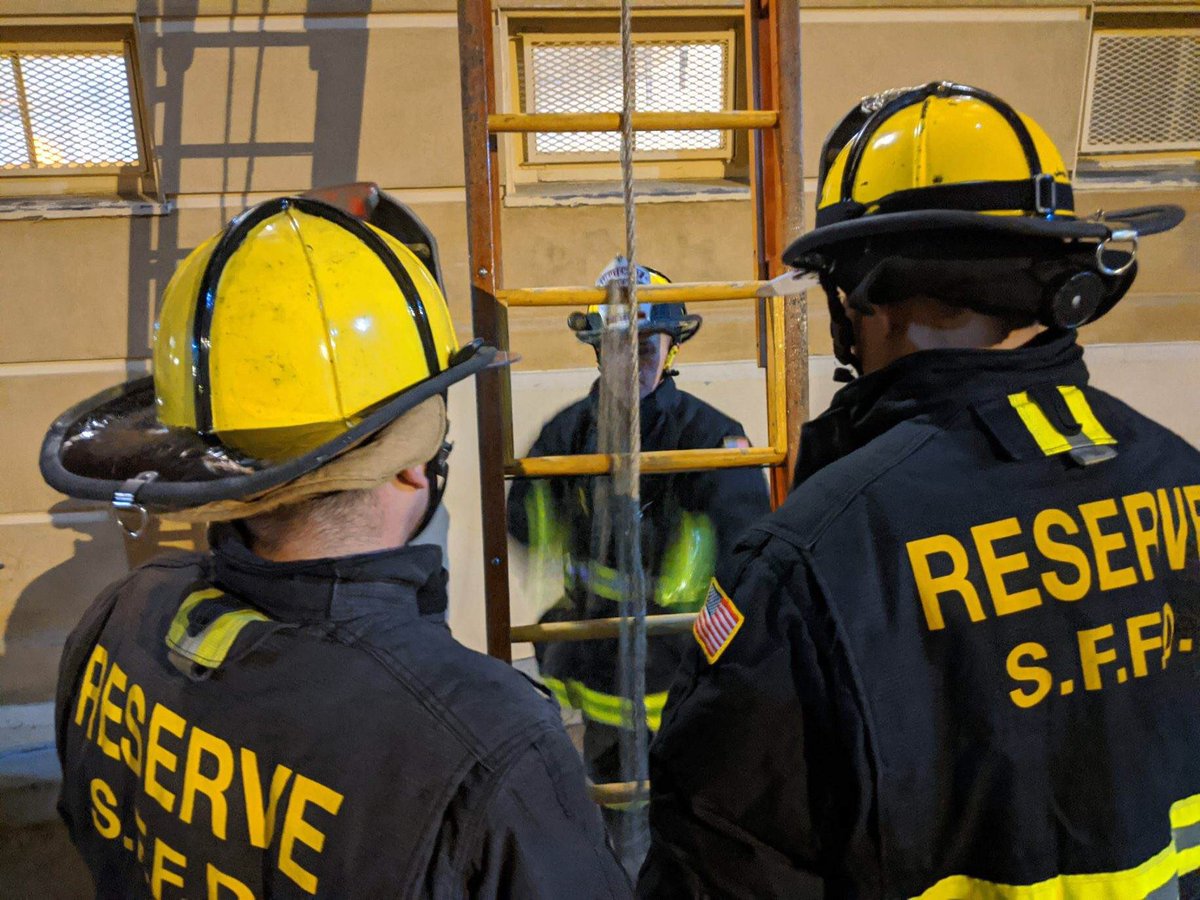 SFFD FIRE RESERVES THURSDAY NIGHT DRILL-- TRAINING KEEPS US READY FOR YOU WHEN YOU NEED US THE MOST
