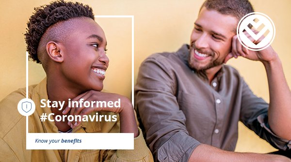 Discovery_SA's tweet photo. Empower yourself with the facts and regular updates on #COVID19. We are taking steps to ensure that we extend benefits across all health insurance products. Stay informed on healthy preventive habits: https://t.co/1xhiuJl2Wx #CoronaVirusSA https://t.co/8xFVf8YW4j