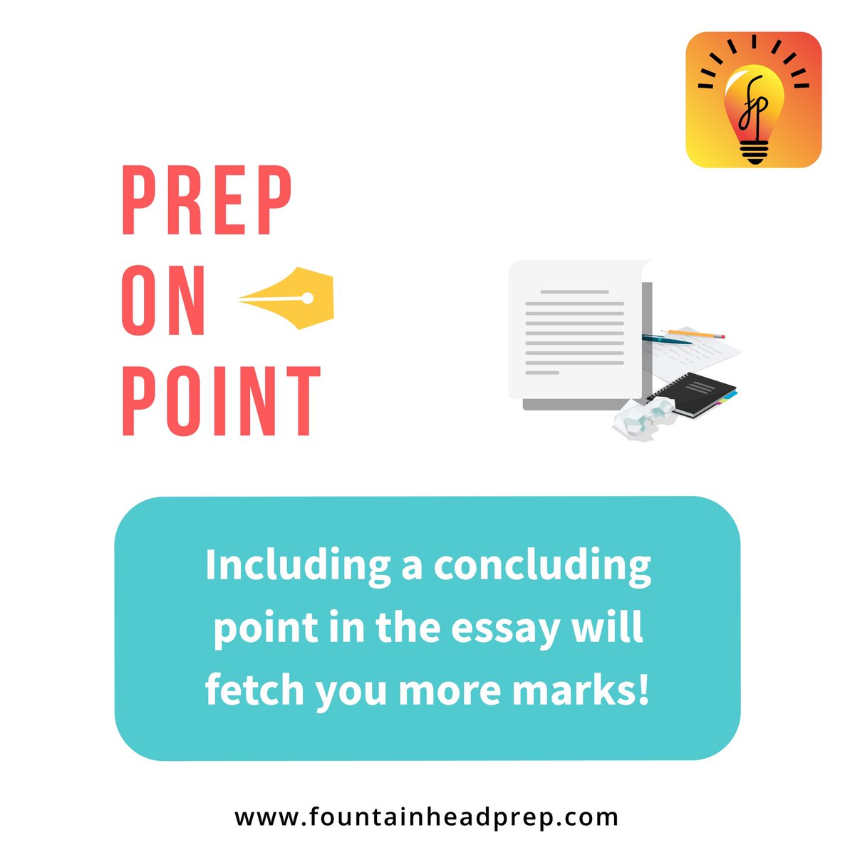 FountainheadPrp's tweet photo. Having a well-concluded essay makes it look complete and gives your answer an edge over the others.
#fountainheadprep #PTE #PTEpreparation #preponpoint #ptescore #pte90score #PTECoaching. #PTEtraining #pteonlinecoaching #PTEMockTest #pteonlinetraining #pteonlinecourse #pteonline https://t.co/9vblF1ap5I