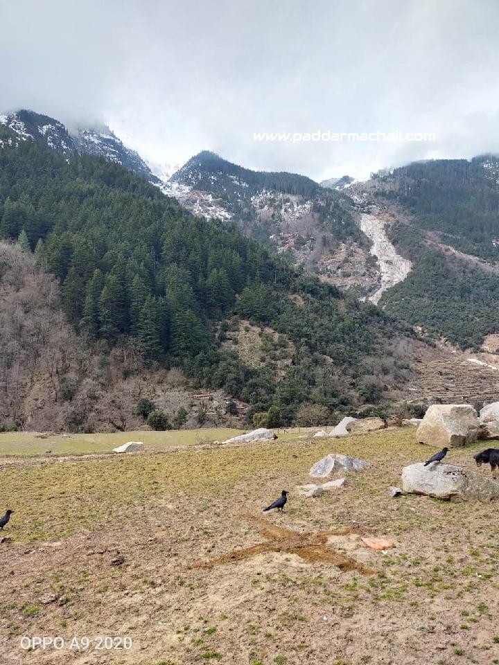PaddarM's tweet photo. The "+" you are watching in the field signals that Paddries today have performed the ritual of Zan Choon. 

On this day we worship our land for productivity and rich crops. This ritual will be followed by famous #Maghe festival in #Paddar. #Jammu

@KhajuriaManu @dograjournalist https://t.co/fTAiPlvGLy