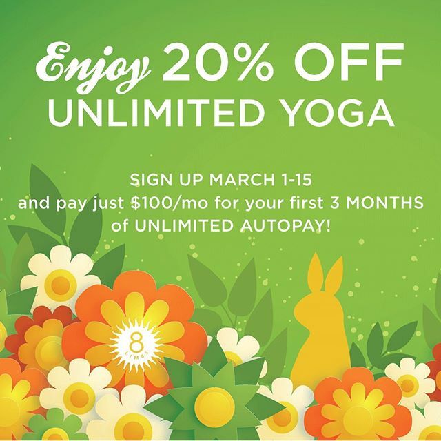 8limbsyoga's tweet photo. It’s true! $100/month for the 1st 3. More details in the link in profile under Tuition. 🌸🌸🌸🌸🌸
#yogadealsseattle #yogaeverydamnday #yogaseattle #seattleyoga #classpass https://t.co/Sshdl8uZfp https://t.co/lSrTjuV9jK
