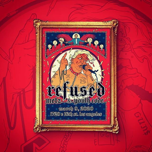 church8thday's tweet photo. Heads up! This coming Monday's @refused @metz_theband @youthcodeforever event at @1720warehouse is selling quick! If you want to secure your entry, consider buying in advance!! @pinuppresents #hardcore #experimentalhardcore #hardcorepunk #punk #ebm #indu… https://t.co/sxJFScQksu https://t.co/9x4vfo9tYV