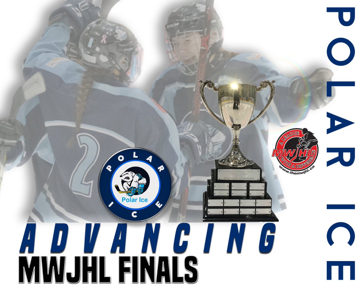 Stephanie Stinson is the Hero for her club, as she scores the GWG in a 2-1 Overtime Win tonight - <a href="/MWJHL_PolarIce/">MWJHLPolarIce</a> sweep the Prairie Blaze &amp; are headed to the #MWJHLFinals!! They now await the winner of the Western Predators - Manitoba Blizzard series