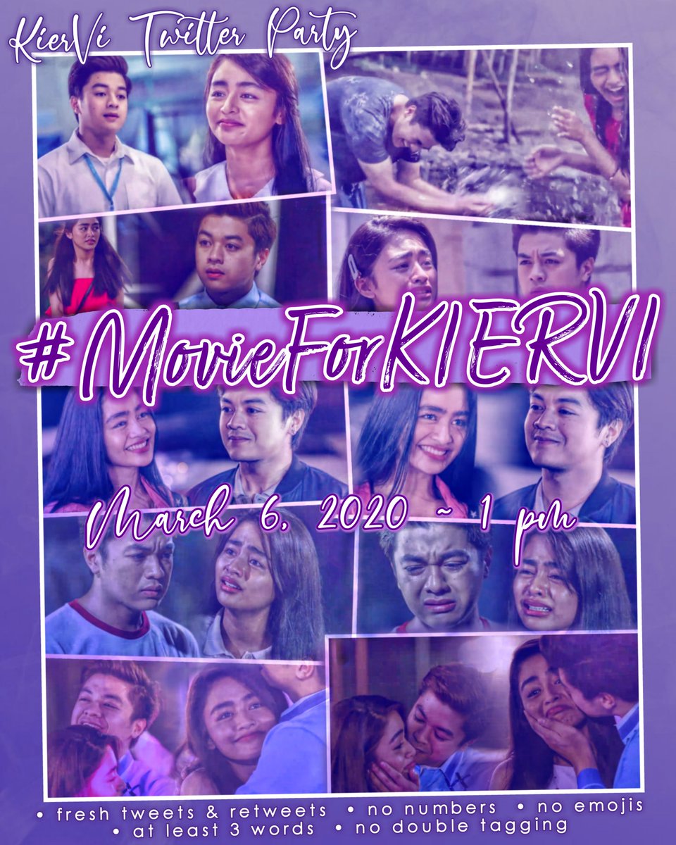 shanlv85's tweet photo. Twitter Party!

#MovieForKIERVI

@hashtag_CK @vivoree https://t.co/N4sPYlkRzP
