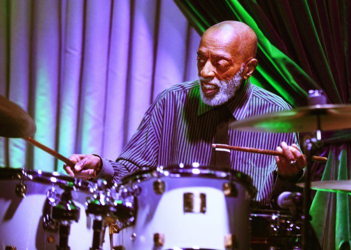 mcbridesworld's tweet photo. You can argue all day about who’s the greatest, the finest, the swingingest, etc, etc, but I know who the BADDEST is! This man right here! HAPPY 95th BIRTHDAY ROY HAYNES!! ❤️ https://t.co/1BRnLEXVU2