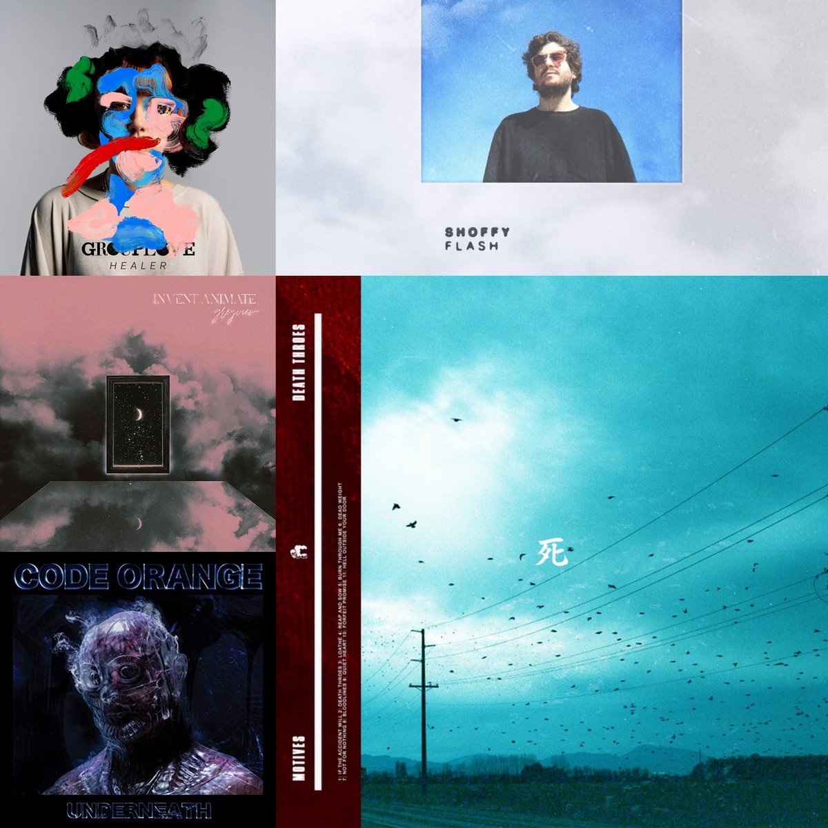 Shows and tours are being cancelled everywhere but there is still new music being released! Go support these artists and their new babies out today! <a href="/GROUPLOVE/">GROUPLOVE</a> - <a href="/Invent_Animate/">Invent Animate</a> -  <a href="/codeorangetoth/">CODE ORANGE</a> -  <a href="/shoffymusic/">Shoffy</a> - <a href="/MotivesOH/">Motives🍦</a>