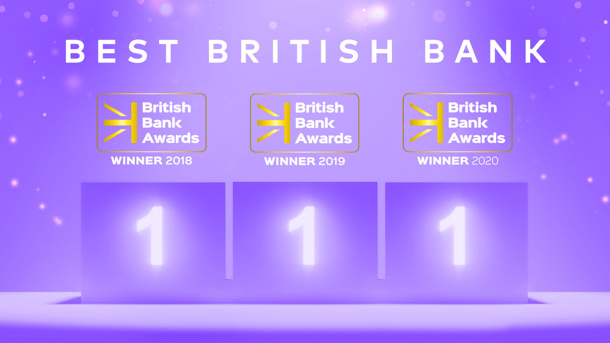 Not once, not twice... but thrice...
         🥇          🥇          🥇      

            Best British Bank! 

#HelpingBusinessFly #BBA2020
