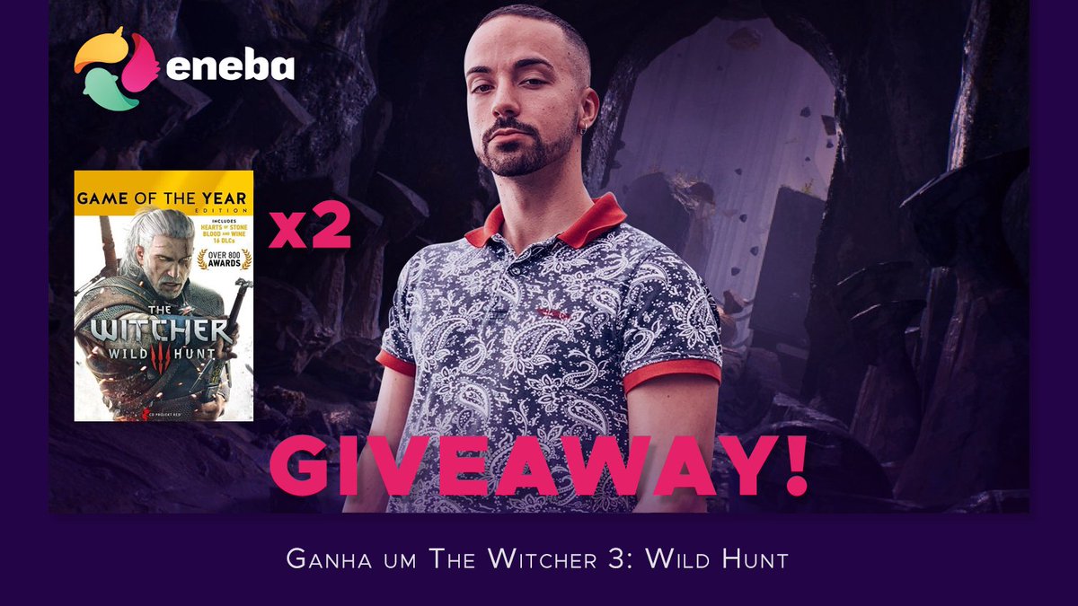 GIVEAWAY 2X THE WITCHER 3: WILD HUNT

Para participar : 
-Segue <a href="/Tiagovski555/">Tiagovski</a> 
-Segue <a href="/eneba_games/">Eneba</a> 
-RETWEET

Giveaway termina dia 18 !

Boa sorte !