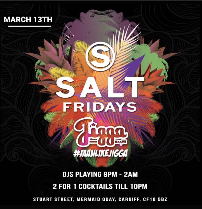 Join us tonight from 9pm with DJ Jigga playing Oldskool &amp; Newskool RNB 90s To Now...

2 4 1 Cocktails 5pm - 10pm 🍹🍹 <a href="/OFFICIALDJJIGGA/">MIXCLOUD /</a>