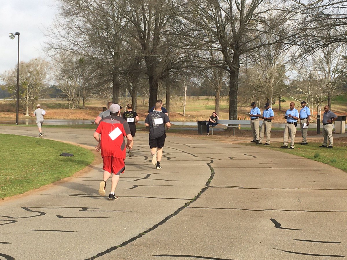 Recruiting Unit conducting PT Assessments for the 110th. Trooper School this morning at the GPSTC! #gatrooper #gsp