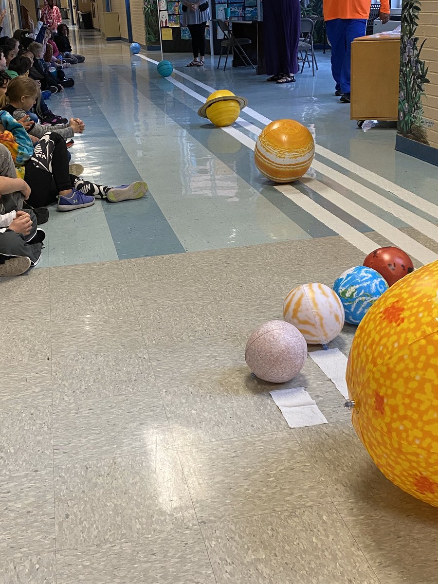 Check out what our 3rd grade students learned this week! They recognized inner and outer planets by modeling the distance from the sun using toilet paper! #scienceisfun #LincolnPride