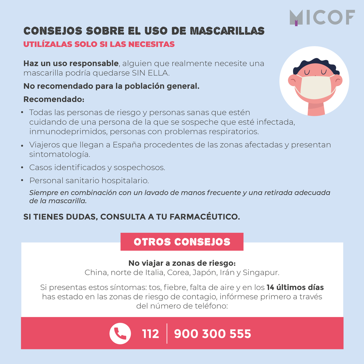 De nuevo, te pedimos calma ante esta crisis sanitaria. Con la cooperación de todos podemos conseguir que la infección no vaya a más. Evita salir de casa lo máximo posible y el contacto con otras personas. #Quedateencasa #Yoelijoserresponsable #Yoelijosalvarvidas #COVID19