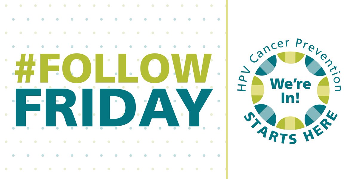HPVRoundtable's tweet photo. #FollowFriday: Shout out to National HPV Vaccination Roundtable member @PreventCancer Foundation. Thank you for educating everyone about the links between #HPV and #cancer! #ThinkAboutTheLink #HPVvaccine #HPVvax #vaccineswork #CancerPreventionMonth https://t.co/FT1qe2P0TC