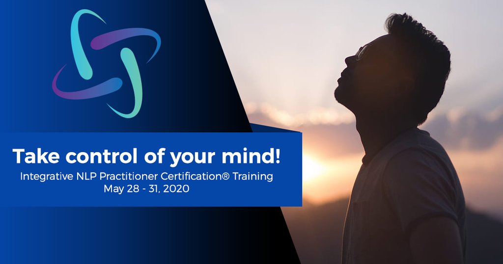 Take control of your mind!

Join our Integrative NLP Practitioner Certification® Training on May 28 - 31, 2020 in West Palm Beach, FL.

Click here to register and use promo code FB2020 and save $50! bit.ly/NLP_WestPalmBe…