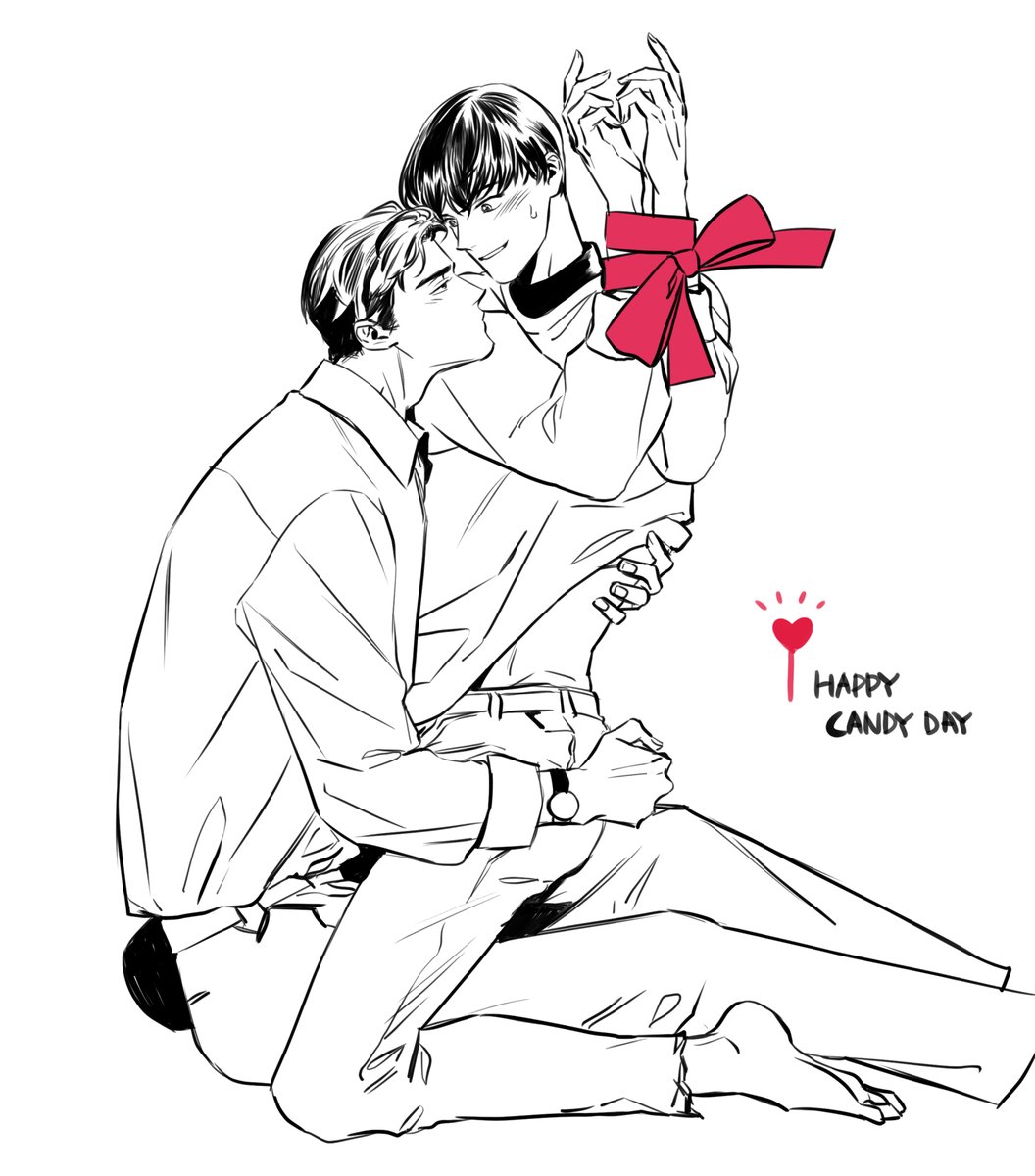 발렌타인은 그냥 넘어갔지만(바빠서) 화이트 데이는 캔디데이니까... 뭔가 그리고 싶었습니다. 캔디는 꼭... 껍질을 벗기고 드세요.^▽^;;;💕