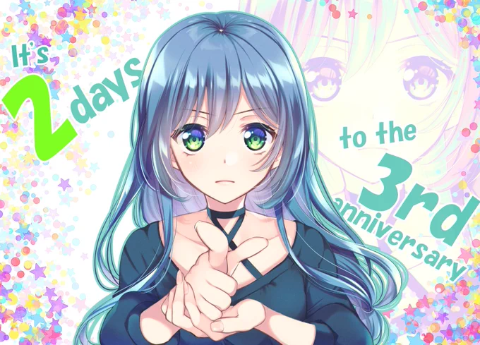 あと2日!
#バンドリ3周年 #バンドリ #ガルパ3周年 