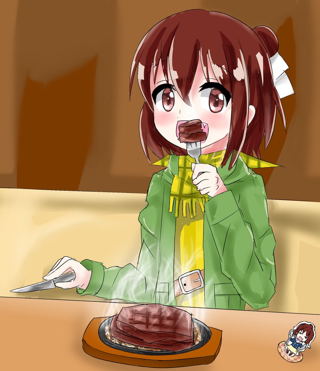 Waveknife7 いつものように 食べることが大好き そんなこてっちゃんにはおにくを 舘島虎徹生誕祭 アニマエール きららファンタジア こてつおいしい