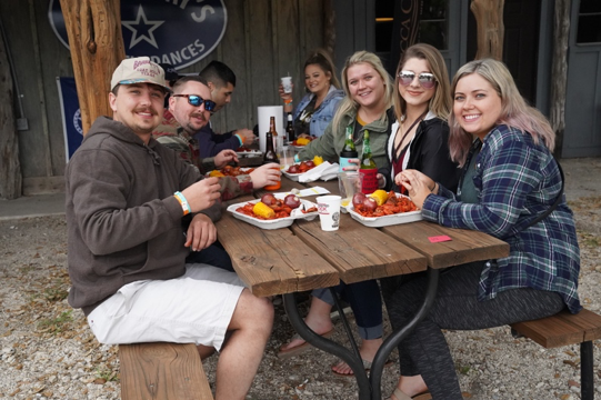 Start the day off with 1,000lbs of seasoned good times. The Annual #RioFrioFest Crawfish boil kicks off at 11:30am at Joe Jimmy’s. Followed by entertainment from Clay Hollis, Mario Flores, Giovannie &amp;The Hired Guns, and Dylan Wheeler.