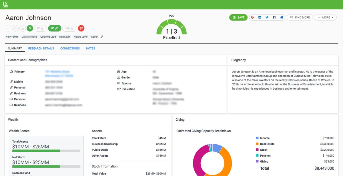 The technology powering the WealthEngine 9 platform represents a ...