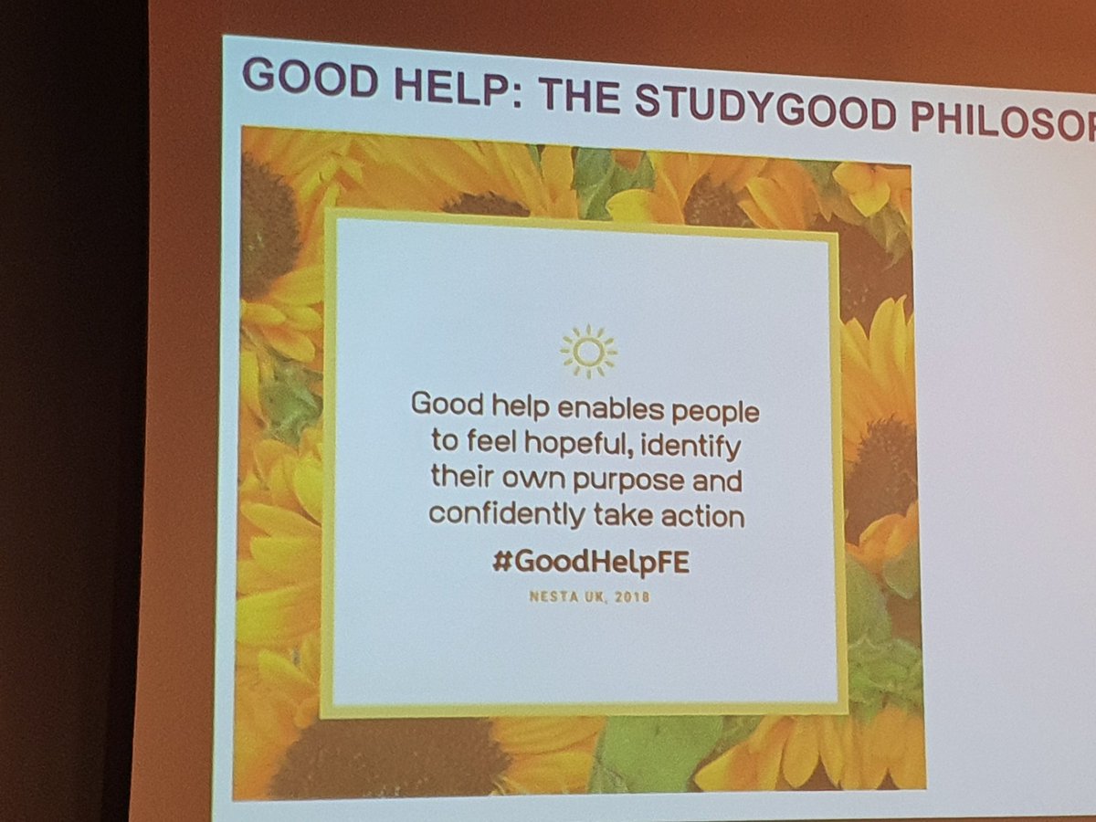 Realtimeedu's tweet photo. Which philosophy sits at the heart of #StudyGood??
The concept of Good Help - plus the use of a Thinking Environment to crystallise and take steps to realise that purpose, of course!
@E_T_Foundation @SocietyET #FEspeaks
Thanks @LouMycroft @JossKang for an inspiring, hopeful day https://t.co/CJ6lTwujYX