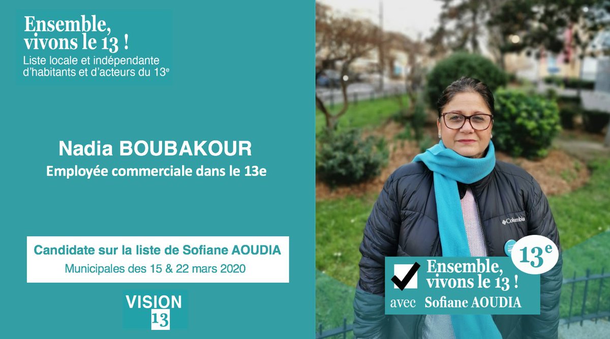 E_Vivons_le13's tweet photo. [Zoom sur nos candidats]
Tous habitants et acteurs de l'arrondissement, ils se sont engagés auprès de #SofianeAoudia pour un meilleur 1️⃣3️⃣
✳️ Nadia BOYBAKOUR
✳️ Yann BREBION
✳️ Isabelle MALMASSARI
✳️ Jéremy POTHIER
🗳️ VOTEZ SOFIANE AOUDIA 
#ensemble_vivons_le_13
#municipales2020 https://t.co/GtmP8FfQwp