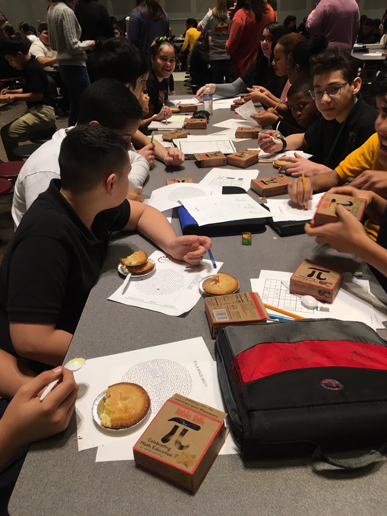 MsVecoli's tweet photo. Thanks @tabletalkpies for providing a sweet treat 🥧 and @kmlhippo for making it happen #PiDay2020 https://t.co/ECTImEQQLB