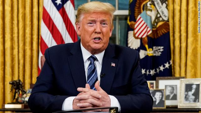 cnnbrk's tweet photo. President Trump will hold a news conference about coronavirus at 3 p.m. ET today https://t.co/XfQa6mwlz6 https://t.co/lRBaz5YHbd