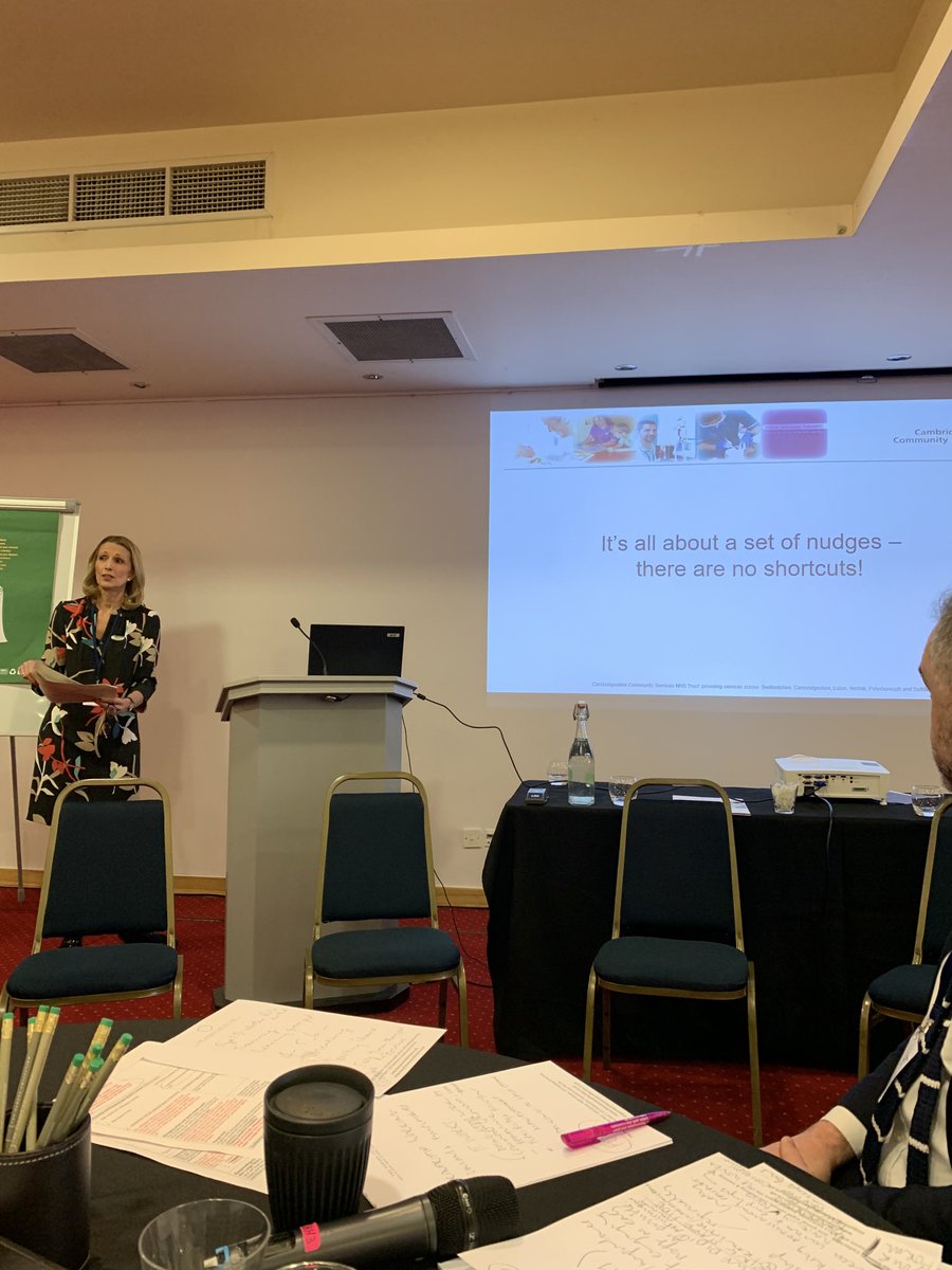 NHS_gaynadeakin's tweet photo. Cambridgeshire Community Services ... journey to outstanding in partnership - it’s a set of nudges - there are no shortcuts #SPFNHS https://t.co/e7ZDVGyij9