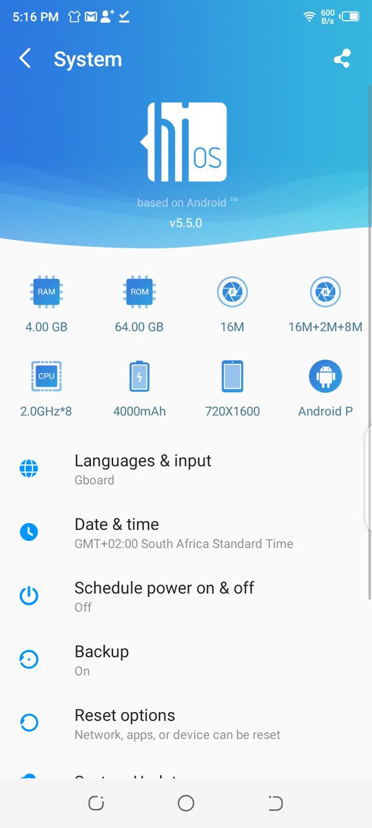 YMlondleni's tweet photo. Just for flex😋 check out it's system.
#TECNOInSouthAfrica https://t.co/Dze7GOZvA0