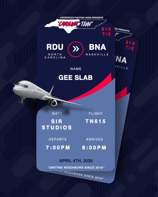 GeeSlab's tweet photo. Wanna see me live? You in luck! 4/4/20 catch me and some of my playa patnas going crazy! All info on flyer! #BINO #KeepItGee https://t.co/u3hYNOdNuf