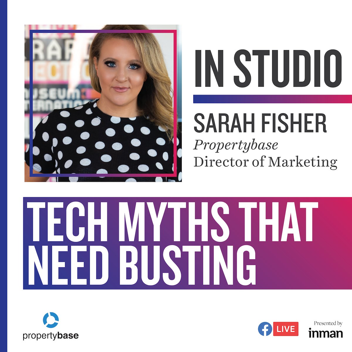 propertybase's tweet image. Get ready to bust some common #realestate #tech myths with #Propertybase Dir. of Marketing Sarah Fisher next week as she joins @InmanNews for an InStudio interview bit.ly/38FjpxC