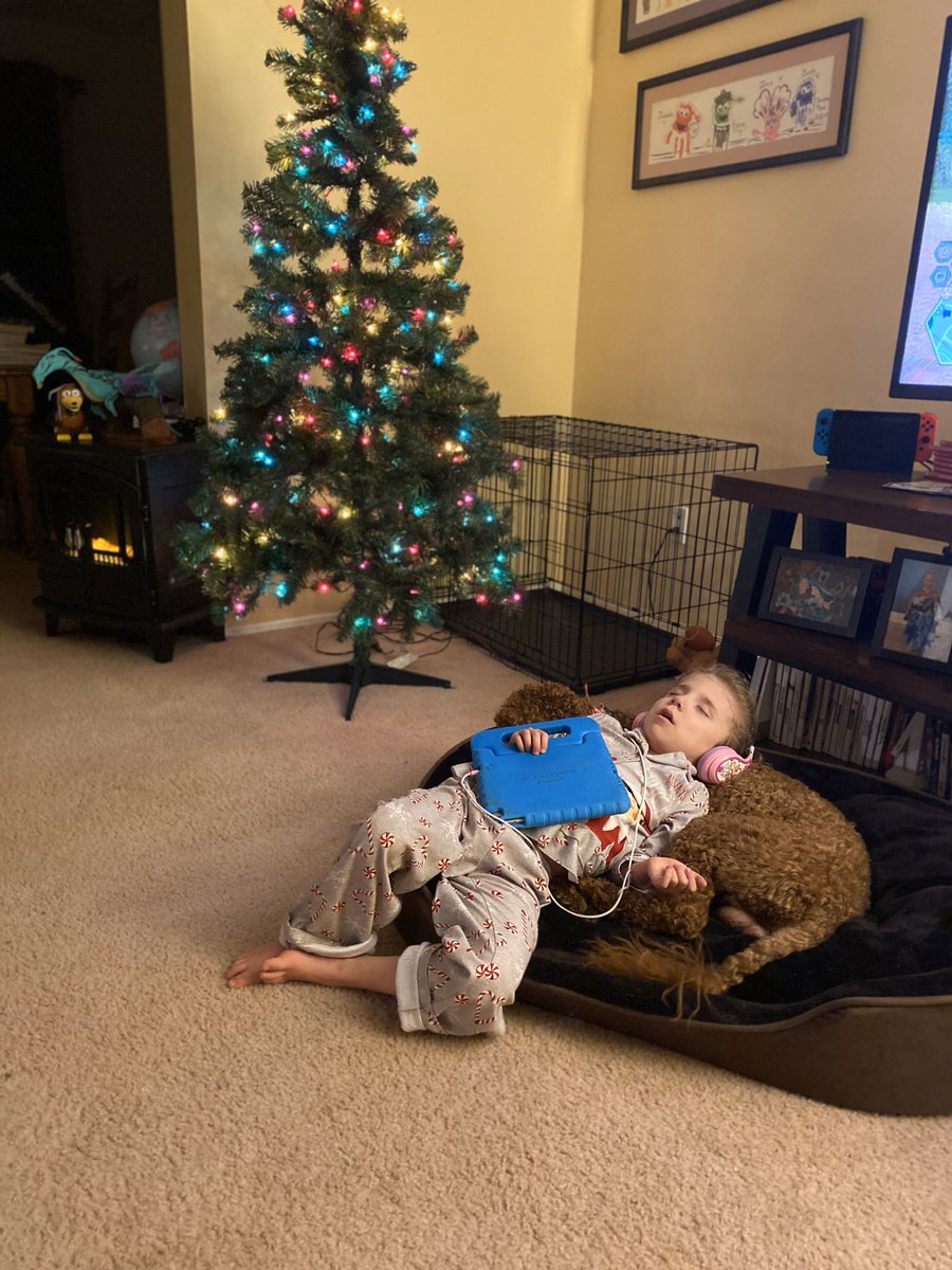 TeamJacobyHope's tweet photo. It has been so stressful the last few days with the Covid-19 Virus, but all was right and peaceful in Jacoby’s World last night. The Christmas tree she requested last week, her Christmas jammies and her Pooh Bear.
#PrayFightLive
#IsolationMode
#KeepingJacobySafe
#KeepEveryoneSafe https://t.co/5ODQlNcpKw