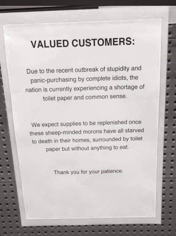 general_marcT's tweet photo. In the meantime, in a belgian supermarket #Covid_19 #hamsteren https://t.co/ekCz7j9ZrX