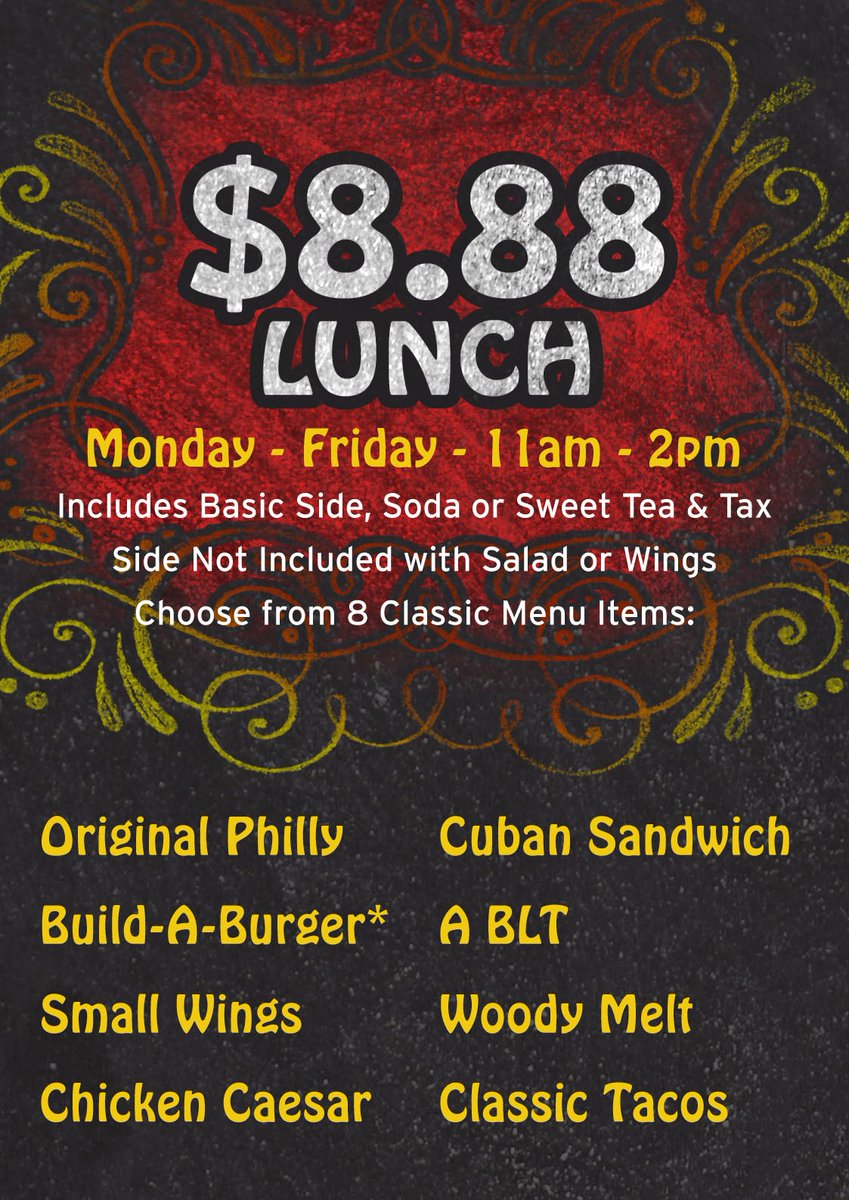 Lunch is calling you, get the most bang for your buck! #bestdealintown #DTR