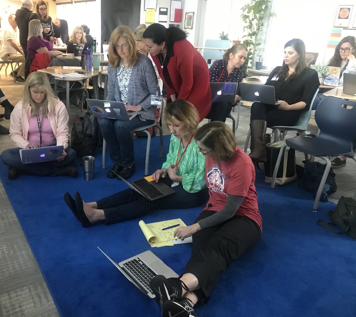 Janmouzon's tweet photo. Carolina Day School - We are a learning community. Spending the day expanding our knowledge of digital tools and reviewing our core beliefs about teaching and learning. Our touchstones during this time are creativity, flexibility, steadiness, and grace. #cdslearns https://t.co/ll2NxV535O